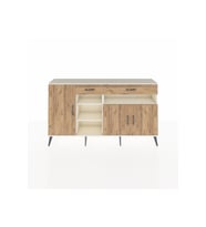 Arges Konsol 5 Raflı 2 Çekmeceli 3 Kapaklı 176x30x99 Aytaşı-Çam