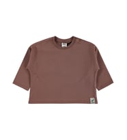 Civil Baby Basic 6-18 Ay Sweatshirt - Gri 9-12 Ay (Koyu Kahve)