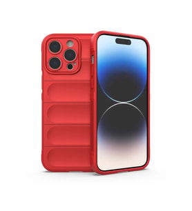 Newface Apple iPhone 13 Pro Kılıf Optimum Silikon - Kırmızı