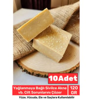 Lüks %100 Doğal Güzel Kokulu El Yüz Saç Vücut Cilt Orijinal Bitkisel Salyangoz Sabunu 120G - 10 Adet