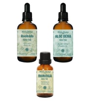 Avokado Yağı 30ml, Aloevera Yağı 30ml, Moringa Yağı 10ml, %100saf
