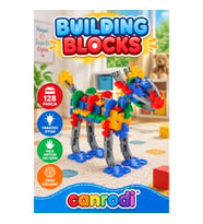 03 507 BUILDING BLOCKS ÇANTALI 128 PARÇA ŞOK