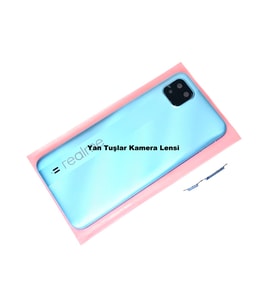 Oppo Realme C11 Arka Pil Batarya Kapağı MAVİ