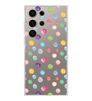 PrintiFy Samsung Galaxy S24 Ultra ile Uyumlu Water Color 6  Kamera Korumalı Şeffaf  Kılıf