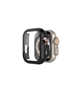 Apple Watch Ultra 49mm Uyumlu Kasa ve Ekran Koruyucu Zore Watch Gard 20 (Siyah)