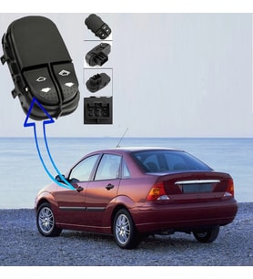Ford Focus 1 Cam Dügmesi Sol Çiftli 1998--2005 366665998