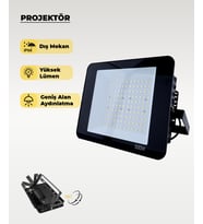 500W Profesyonel LED Projektör 6500K Beyaz Işık – Ultra Güçlü Dış Mekan Bahçe ve Endüstriyel Aydınla