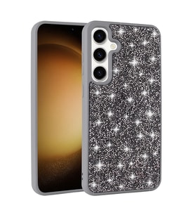 Samsung Galaxy S25 Uyumlu Kılıf Parlak Taşlı Tasarım Zore Pırlanta Kapak