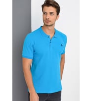 T8561 DEWBERRY ERKEK TSHIRT-MAVİ
