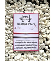RED STRING OF FATE ÇİFT BİLEKLİĞİ SİYAH VE KIRMIZI