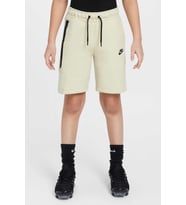 Nike Sportswear Tech Fleece Unisex Kid's Short Çocuk Fermuar Cepli Şort Krem