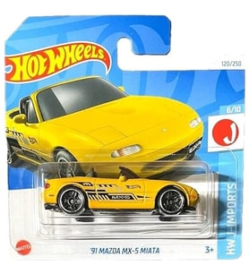 Hot Wheels Tekli Arabalar 91 Mazda Mx 5 Miata Htd80 (Çok Renkli)