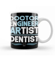 Doctor Engineer Artist Dentist 35 Kupa Bardak Porselen
