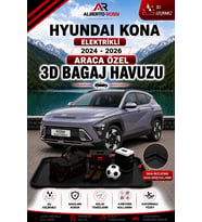 Hyundai Kona Elektrikli 2024 - 2026 Araca Özel 3D Bagaj Havuzu