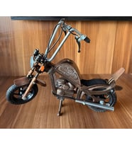 El Yapımı Metal Harley Davidson Motor  Şık ve Koleksiyonluk Dekor