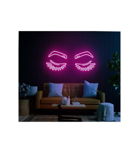 Eyelashes Neon (Kaş Kirpik) Güzellik Salonlarına Özel Neon Tabela