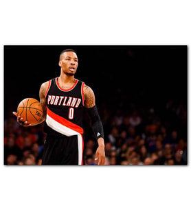 Cakatablo Damian Lillard Portland Oyunda MDF Tablo