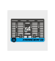 YAMAHA TRACER 9 Uyumlu 3D KABARTMALI PLEKSİ MOTOR PLAKALIĞI -1