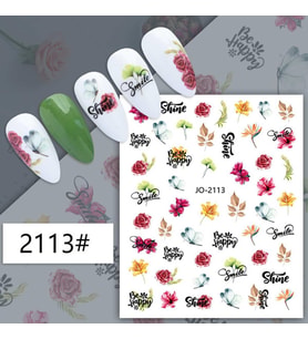 Adanil Çiçek Kelebek Sticker J0-2113