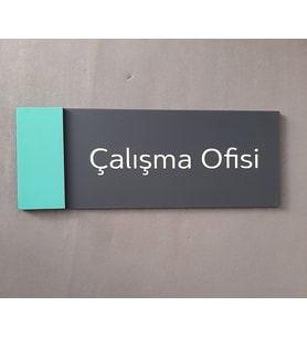 Baby Series Çalışma Ofisi Kapı İsimliği