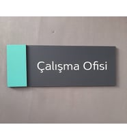 Baby Series Çalışma Ofisi Kapı İsimliği