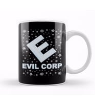 Mr Robot Evil Corp Christmas Snow Logo Kupa Bardak Porselen