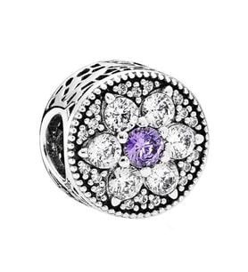 Nur Silver Unutma Beni Çiçeği Gümüş Charm NUR-BL01644