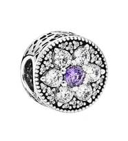 Nur Silver Unutma Beni Çiçeği Gümüş Charm NUR-BL01644