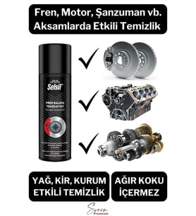 Fren Balata Temizleyici Ve Genel Araç Bakım Parça Toz Yağ Temizleme Spreyi 500 Ml 1 Adet