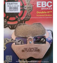Ebc Fa407Hh 1993-1999 BMW R 1100 GS Uyumlu Ön Fren Balatası Sinterli Balata