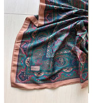 Cappio Scarf İpek Görünümlü Etnik Esinti Şal (Kapuçino)