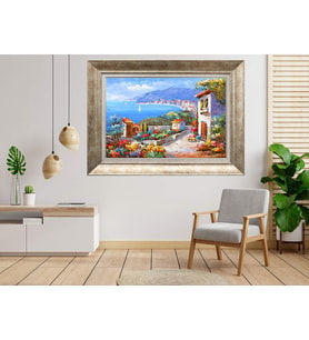 Gümüş Çerçeveli dekoratif Tablo as956