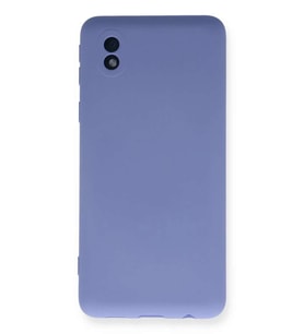 Galaxy A01 Core Kılıf Nano içi Kadife Silikon - Lila