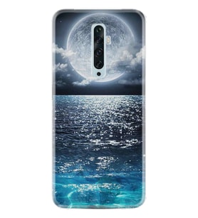 Oppo Reno 2Z 4 Lite 4 Pro 5 6 7 A31 Kılıf Desemli Silikon Great Moon 1301