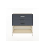Arges Şifonyer Tek Raflı 3 Çekmeceli 88x30x96 Aytaşı-Antrasit