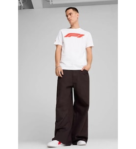 Puma F1 Ess Logo Erkek Tişört 63326402 (Beyaz)