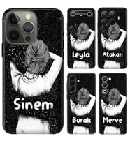 iPhone 7 8 SE 11 12 13 14 15 16 16E 17E Pro Max Plus Air Mini Kılıf YeniSeri Kişiye Özel İsim Yazılı Silikon Kapak