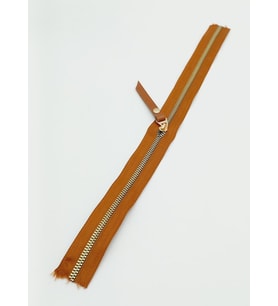 Angel Çanta Aksesuar Gerçek Deri Başlıklı Taba Fermuar 40 Cm Light Gold Metal