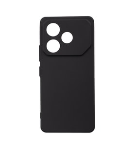 Tecno Pova 6 Kılıf Biye Yumuşak Silikon Case (Siyah)