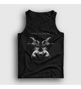 Presmono Unisex Siyah Hollow Alice In Chains Atlet 7702tt