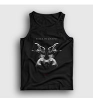 Presmono Unisex Siyah Hollow Alice In Chains Atlet 7702tt