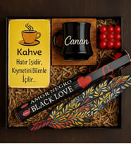 Kahve Fincanlı Tütsülü Hediye Seti