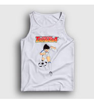 Presmono Unisex Beyaz Dribbler Futbol Anime Kaptan Captain Tsubasa Atlet 320408tt