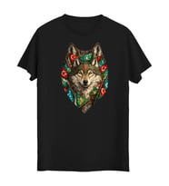 Kurt Desenli Dijital Baskılı Unisex Tshirt, Günlük Kullanıma Uygun Regular Tshirt (Siyah)