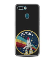 Oppo A5S A15 A16 A54 A55 A73 A74 Kılıf Desemli Silikon Nasa 1326