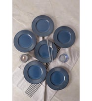 Lapis Myra Pasta Tabağı 22 Cm 6 Adet Q08