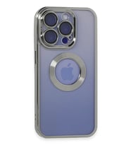 iPhone 15 Pro Kılıf Slot Silikon - Gümüş