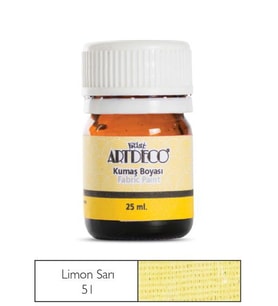 Artdeco Kumaş Boyası 51 Limon Sarısı 