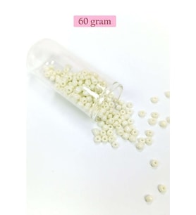 Dökme Cam Kum Boncuk Büyük Boy (6/0) 4 mm - 60 Gram - - BNC107
