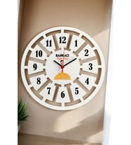 Bankacı Duvar Saati 40cm 004 (Beyaz)